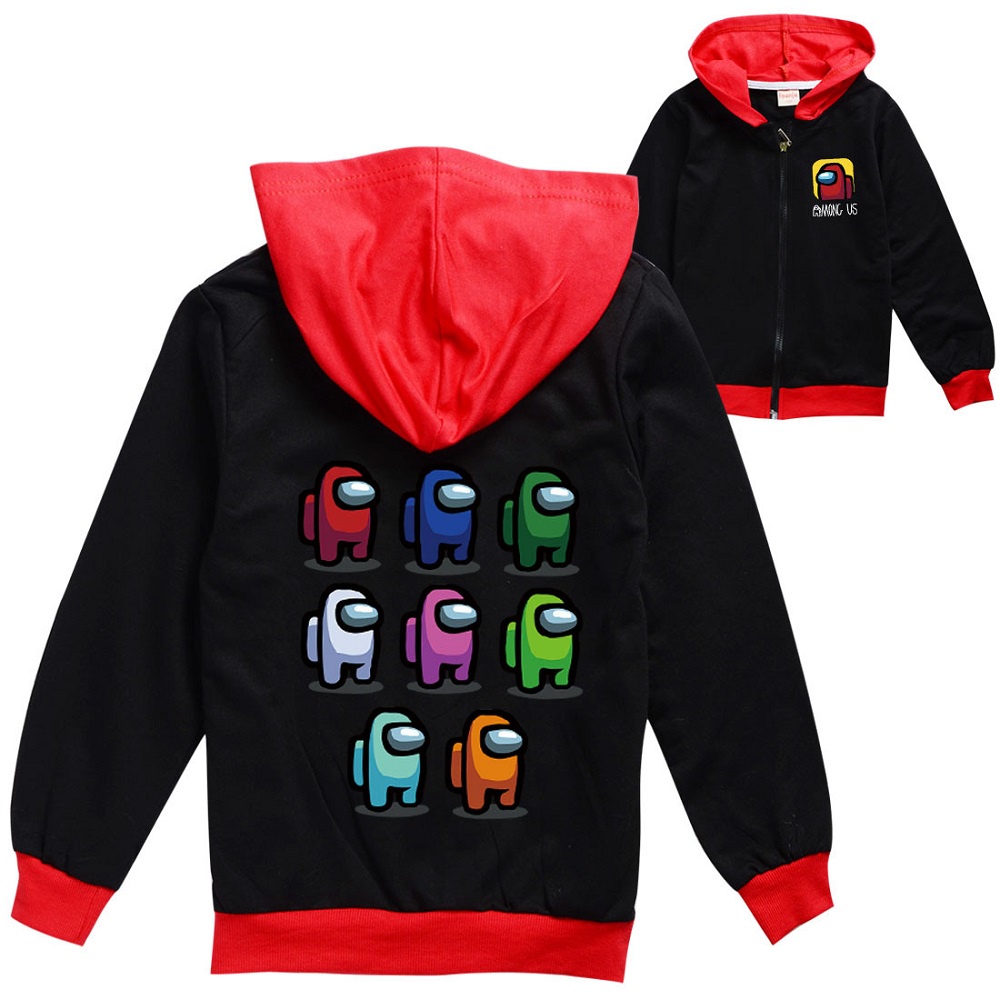 Red hoodie zip hot sale up boys