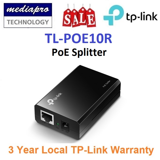 TP-LINK TL-POE10R Gigabit PoE Splitter ( POE10R ) - Local TP-Link ...