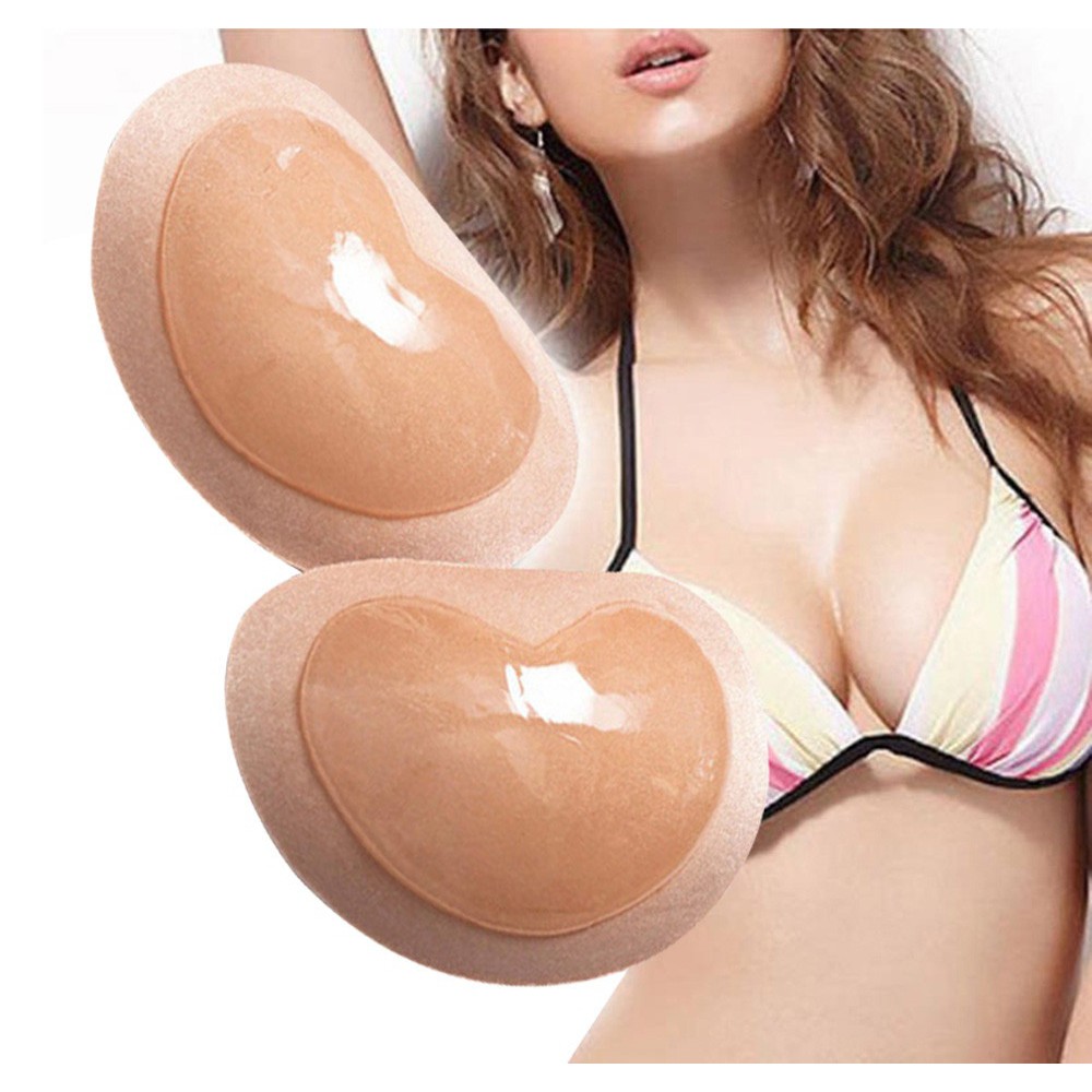 Women's Breast Push Up Pads Swimsuit Silicone Bra Cover