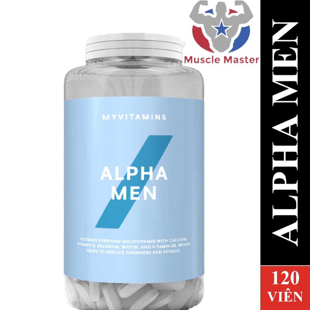 Myvitamins Alpha Men Multivitamins Vitamins And Minerals 120 Tablets ...