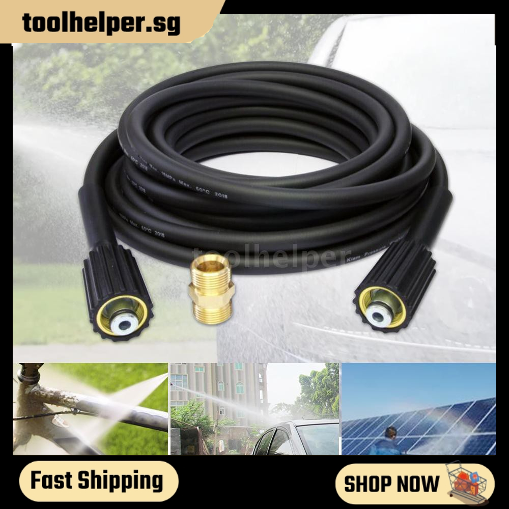 T&H`10m Karcher Extension Hose K Series High Pressure Washer Hose M22