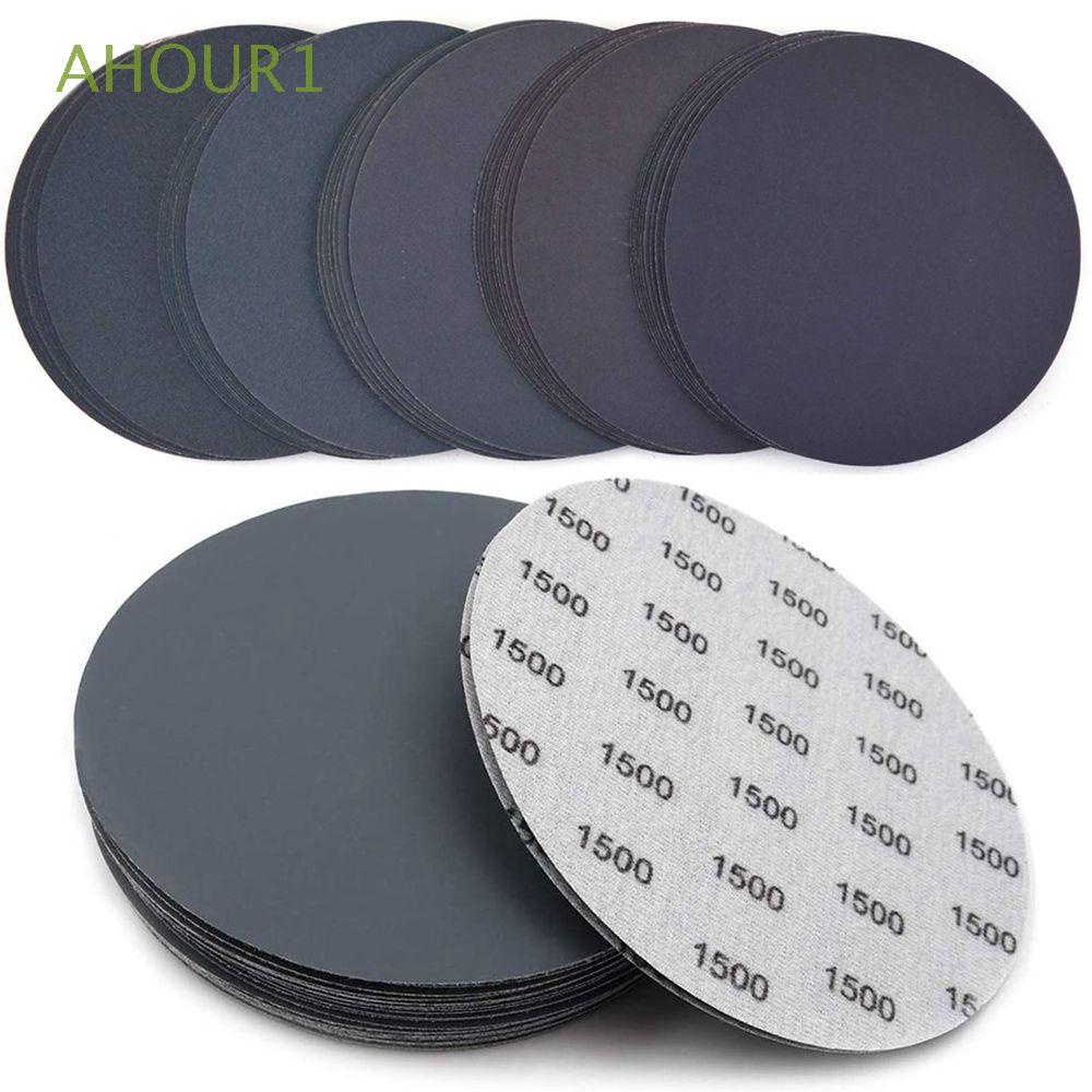 AHOUR1 10 PCS Sandpaper Assorted Polishing Pad Orbital Sander Pads 6
