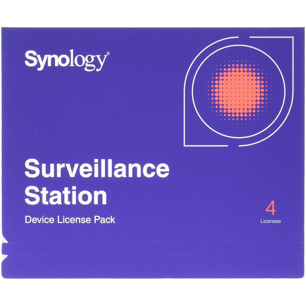 Synology Official] Surveillance Device License Pack (1 / 4 / 8