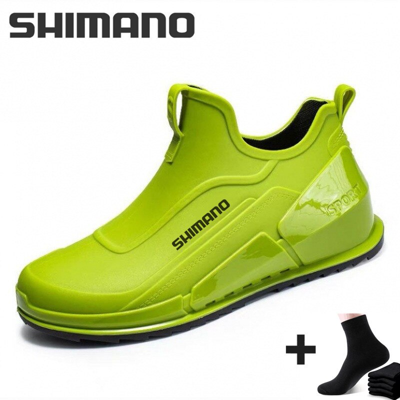 2022 Shimano Waterproof Fishing Shoes Winter Men's Outdoor Non-slip Hiking  Shoes Shaxi Fishing Rain Boots Garden Work Shoes