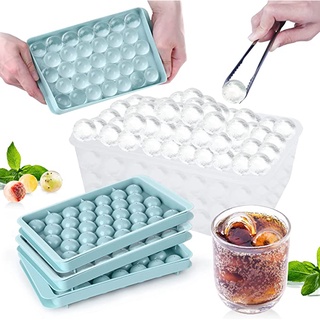 Ice Cube Tray, Round Ice Ball Maker for Freezer 