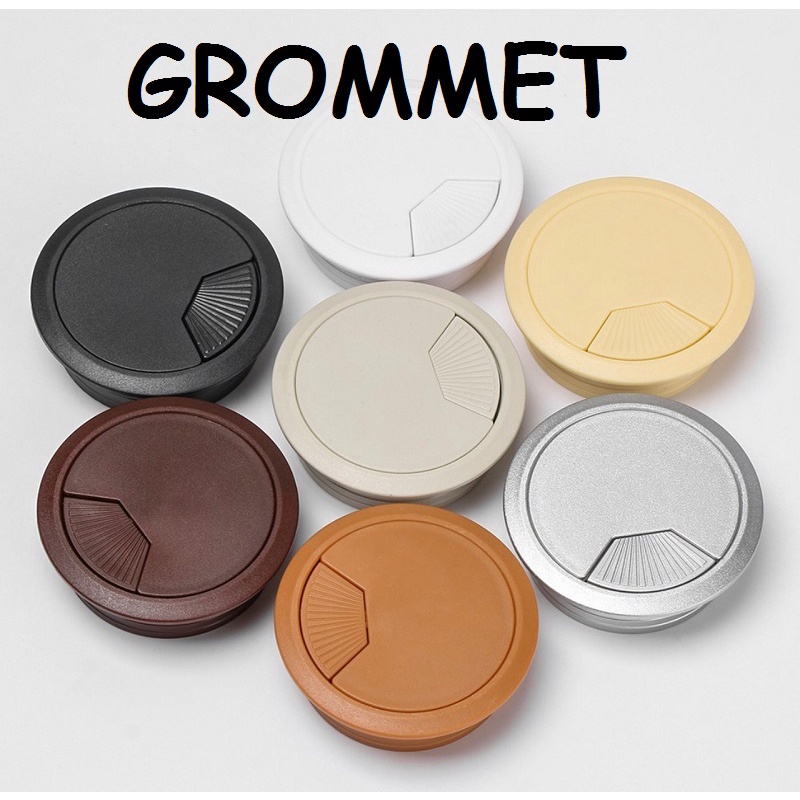 Grommet Cover / PVC Wire Cover/ Computer Table Hole Cover Shopee