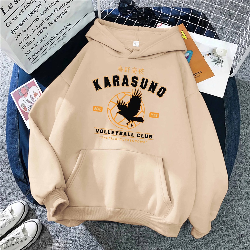 KARASUNO hoodie jacket haikyuu hoodie anime jacket anime hoodie