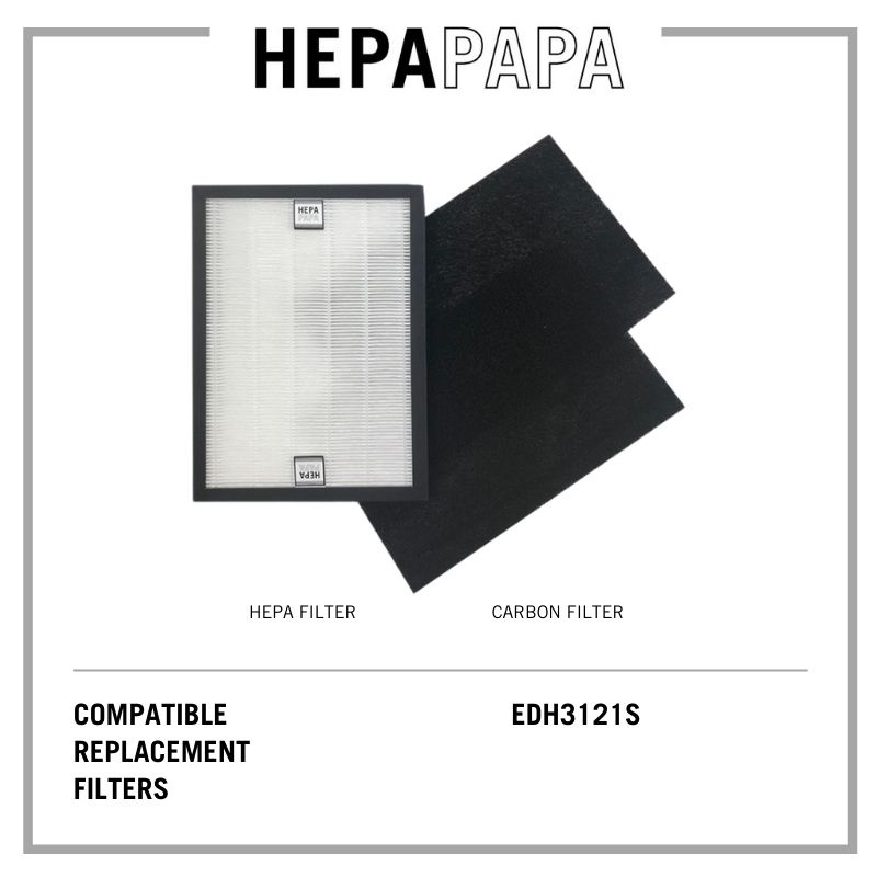 Europace EDH3121S Compatible Replacement Filters (2 Pieces of Carbon