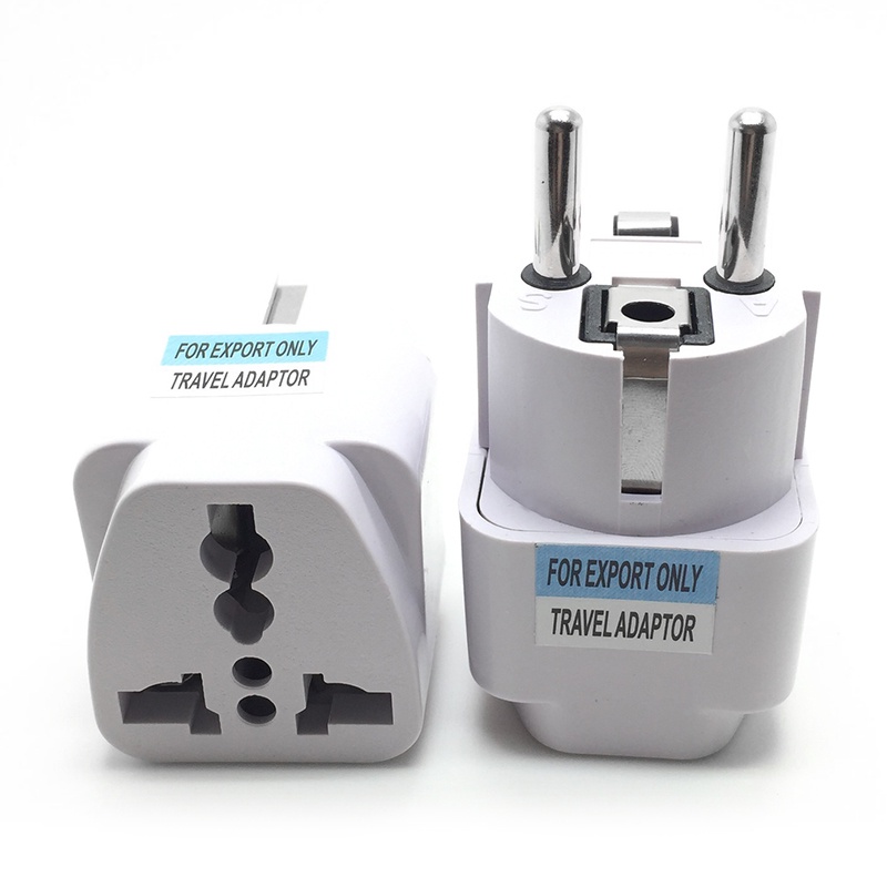 Universal EU Plug Adapter AU UK US To EU Euro AC Travel Adapter