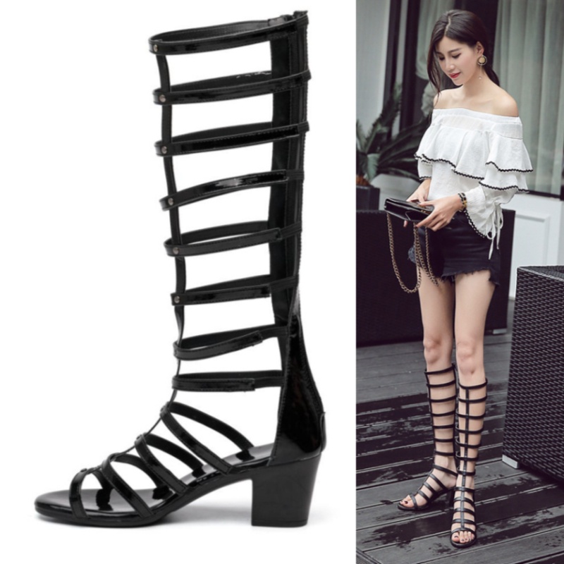 Gladiator on sale heel shoes