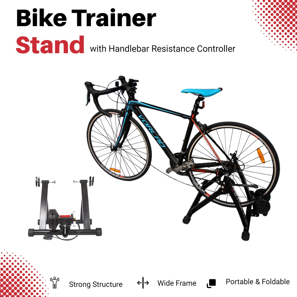 Bicycle Trainer 6 Speed Home Bike Trainer Stand Training Roller Bicycle ...