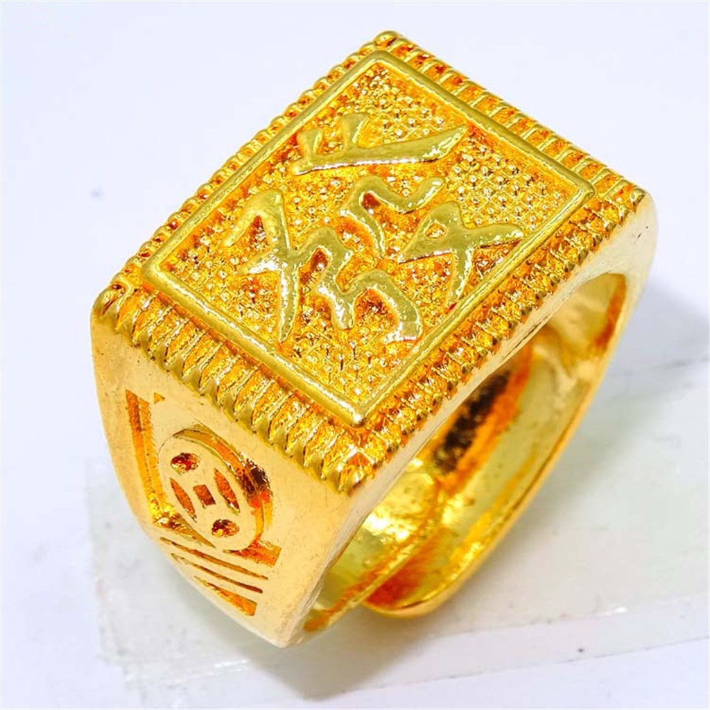 Gold ring for hot sale men cost