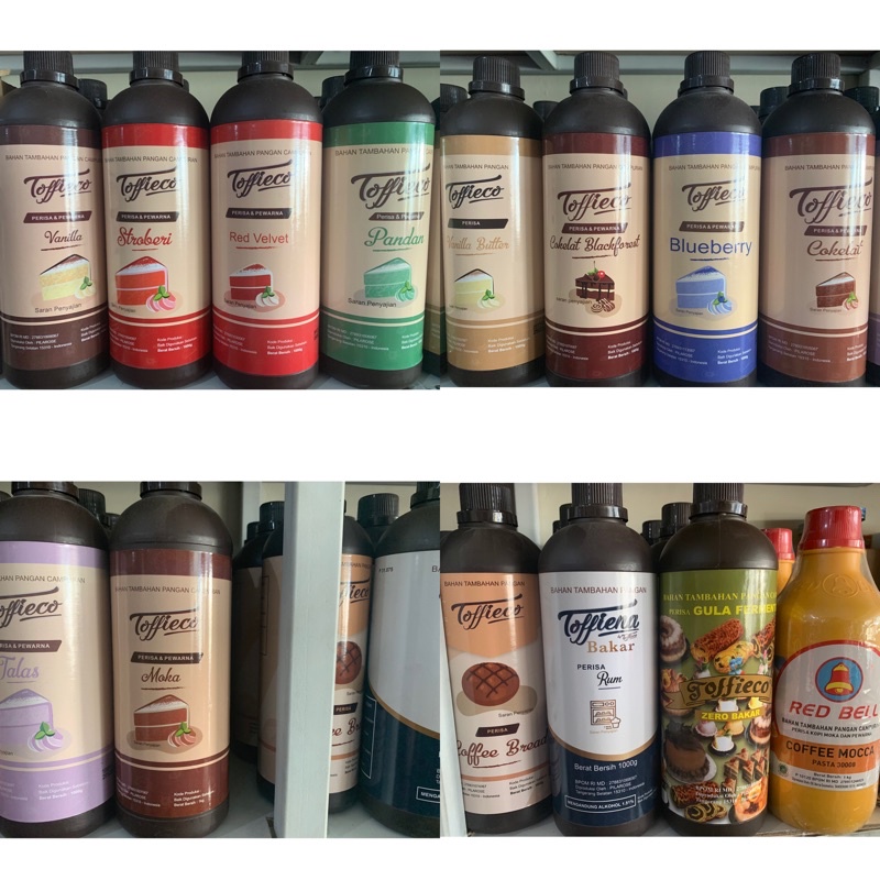 Toffieco TOFFIENA Flavoring Food Coloring Essence Essens Flavor Flavor