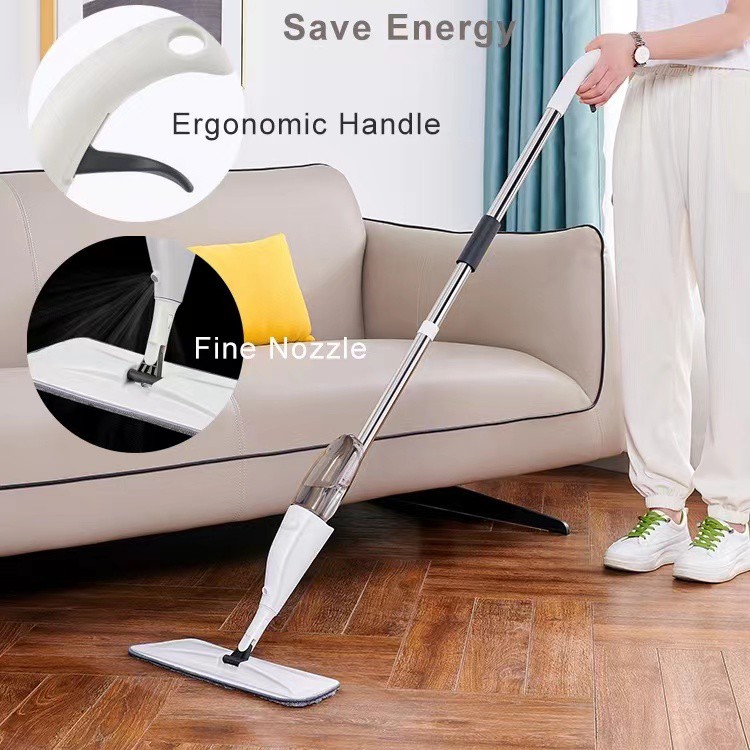 MC Spray Mop Floor Cleaning Mops with Refillable Spray Bottle | Shopee ...