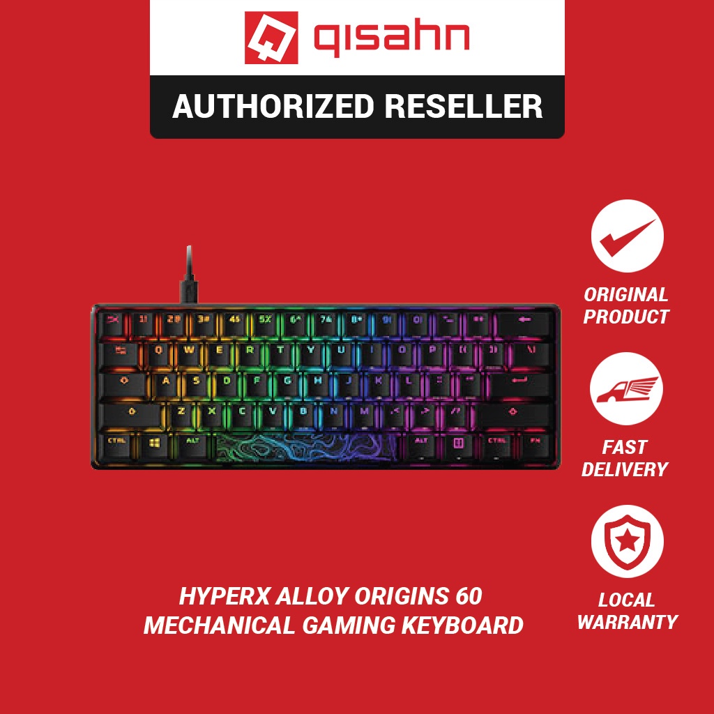 HyperX Alloy Origins 60 Mechanical Gaming Keyboard | Shopee Singapore
