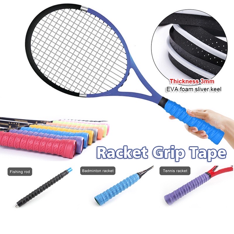 Badminton Racquet Grip Tape | Tennis Sports Breathable Non-Slip Grip ...