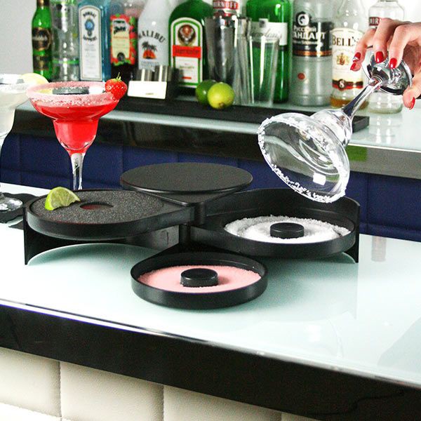 Bar Salt and Sugar Glass Rimmer Bar Tool Margarita and Cocktail Glass ...
