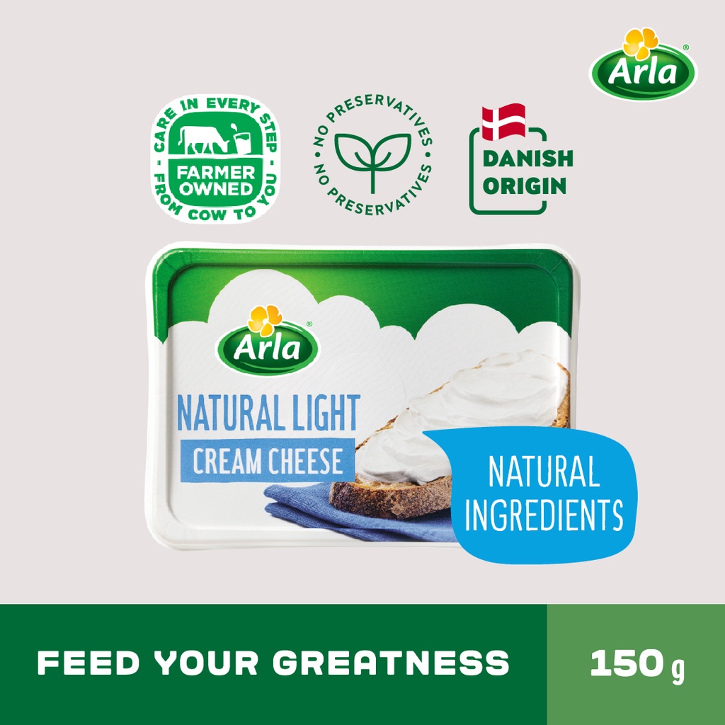 Arla Natural Light Cream Cheese 150g Shopee Singapore