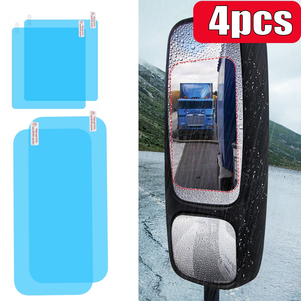 Square Car Truck Rearview Mirror Rain-proof Film Waterproof Anti-fog ...