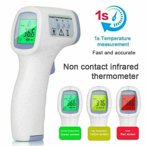 Large LCD Dgtal nfrared Thermometer Non-contact Forehead Baby