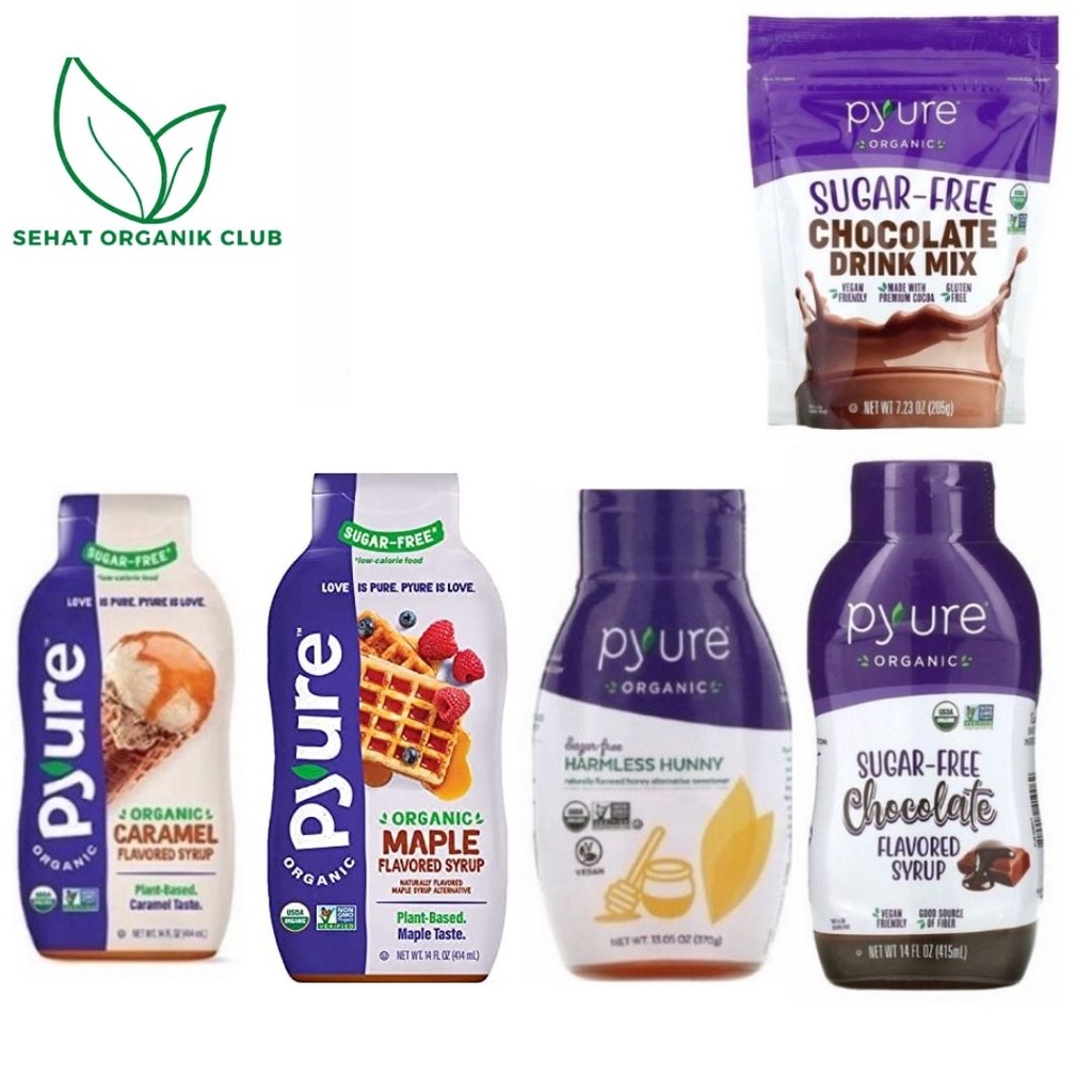 Pyure Organic harmless Hunny Sugar Free Honey 370gr; Organic Sugar Free