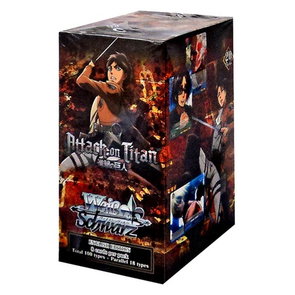 Weiss Schwarz Attack On Titan English Booster Box – New Factory Sealed