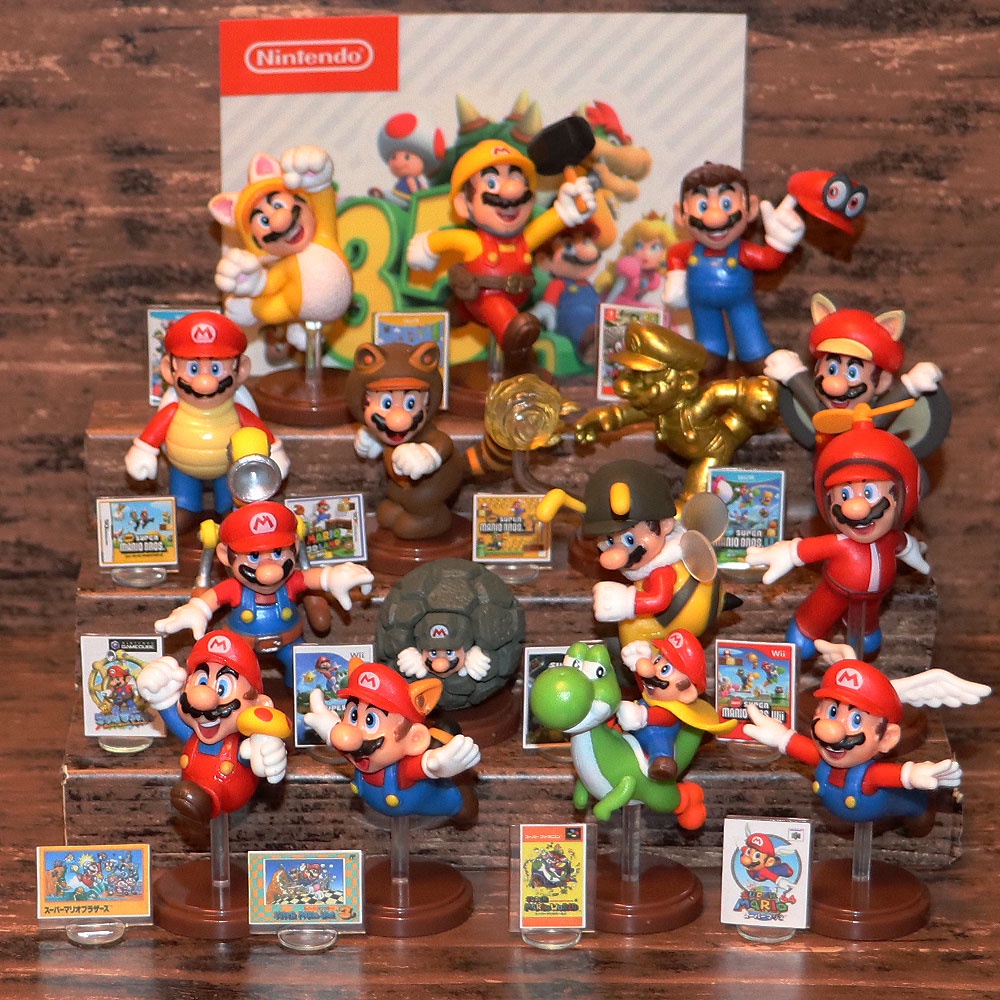 Choco Egg Super Mario 35th Anniversary Mini Figure Set Of 15p Normal