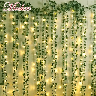 100pcs Leaf 1 piece 2.4M Home Decor Artificial Ivy Leaf Garland