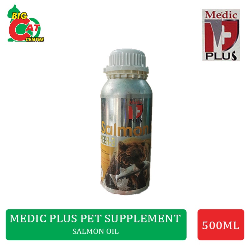 Medic Plus Salmon Oil 500ml 6 Fatty Acids Source Of Omega 3 Cat & Dog