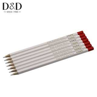12Pcs Water Soluble Pencil Tracing Tools for Tailor's Sewing Marking and  Students Drawing Tools, White