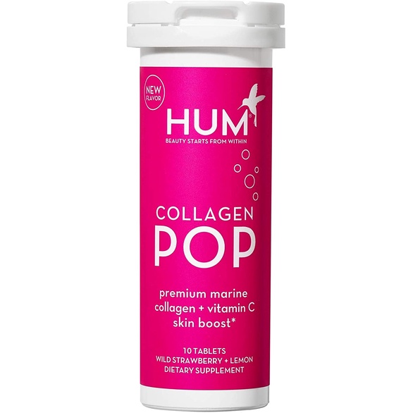 Hum Collagen Pop – Collagen POP + Vitamin C 3-Pack Dissolvable Tablets ...