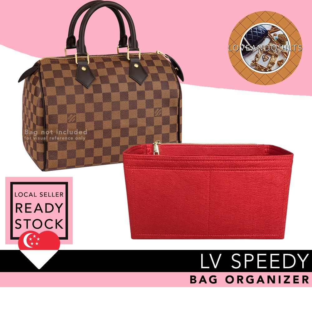 SG Local Stock] Felt Bag Purse Organizer Neverfull LongchampTote Bag Insert Organiser  speedy 25 speedy 30 40