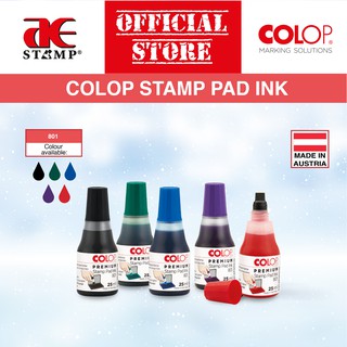 5 color water based Re-fill Ink for self inking Ideal/Trodat Stamps & stamp  pads