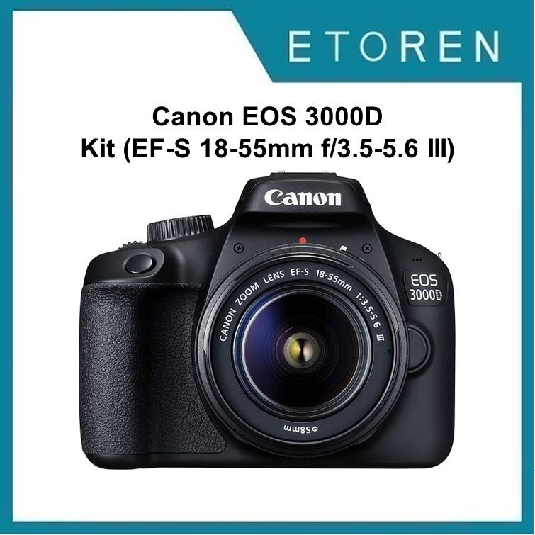 Canon EOS 3000D DSLR Camera Shopee Singapore
