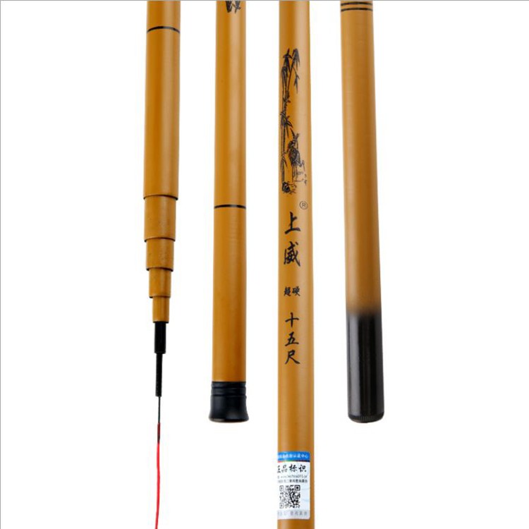 Joran Tegek Impor Bamboo 720 Fiber High Grade Action Soft Medium - Gambar 4
