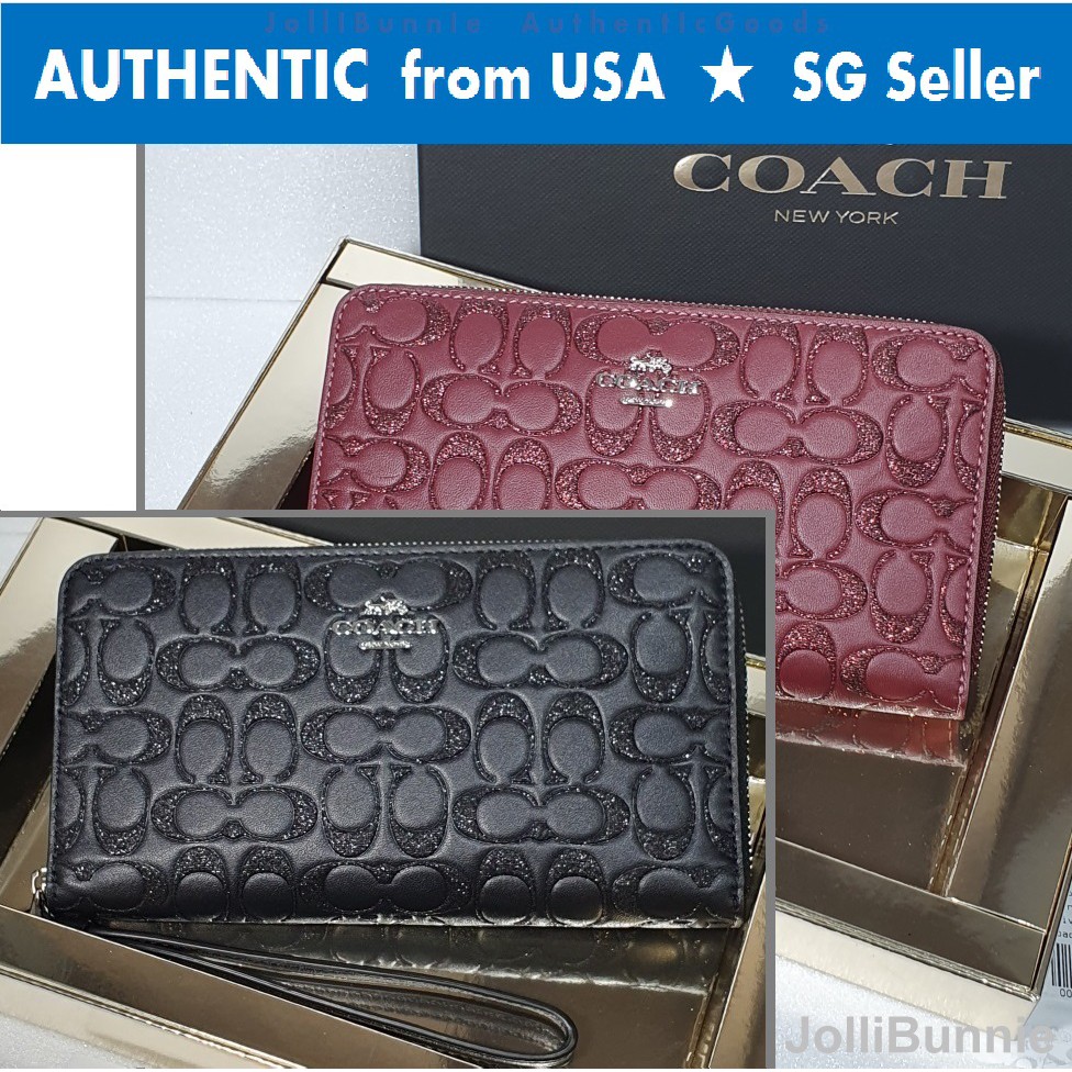 COACH Boxed Large Phone Wallet F80222 Coach Wallet Shopee Singapore