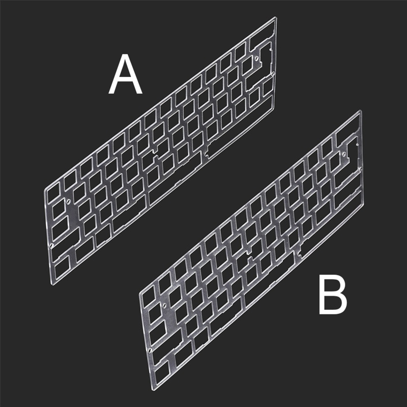 R* Universal PCB Stabilizers Polycarbonate PC Plate For GK61 GH60 DZ60