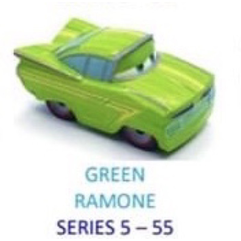 Disney Pixar Cars Mini Racers green ramone | Shopee Singapore
