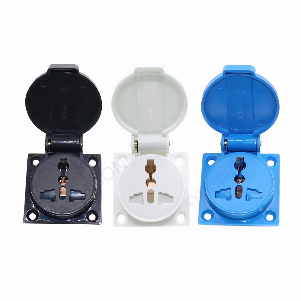 Universal Safety Outlet Power Connector 50x50mm CE Certificated 10A ...