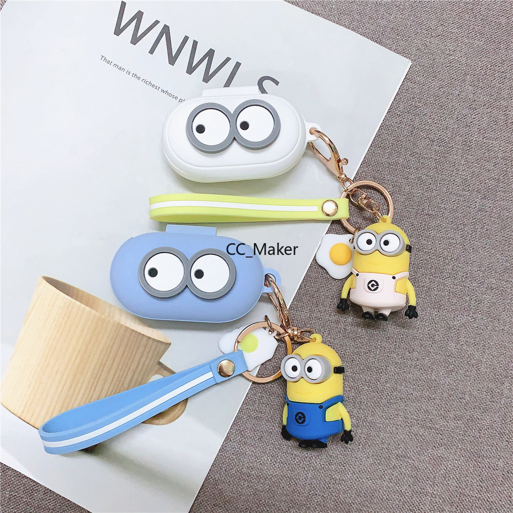 Samsung Galaxy Buds Case Cartoon Minion Keychain Pendant Samsung