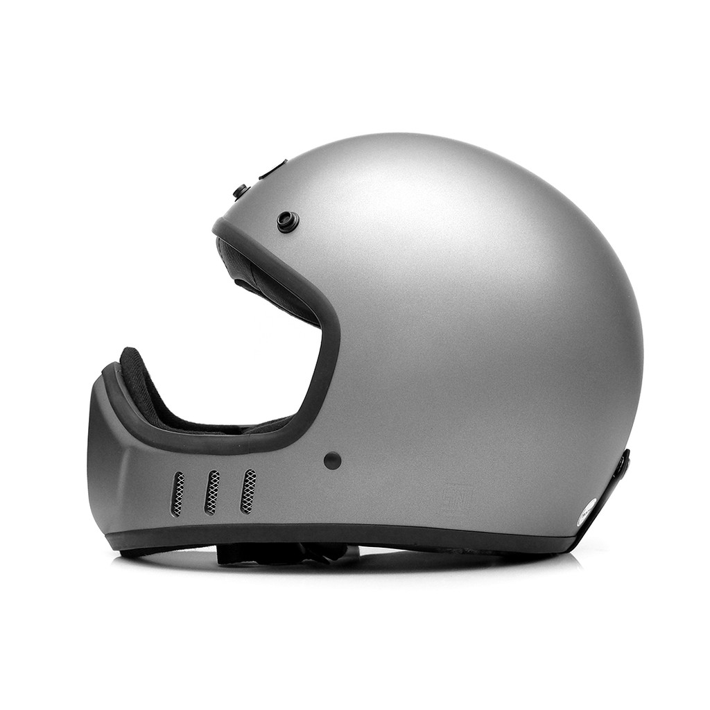 Trooper Custom - Helm X-9 - Full face SNI - Gun Metal Matte - Gambar 4