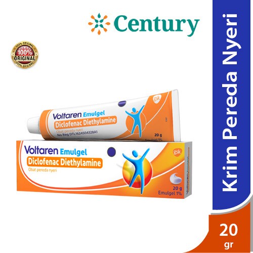 Voltaren Emulgel 20 gram / krim Pereda Nyeri Otot dan sendi / Natrium dicklofenac / Bengkak / Nyeri