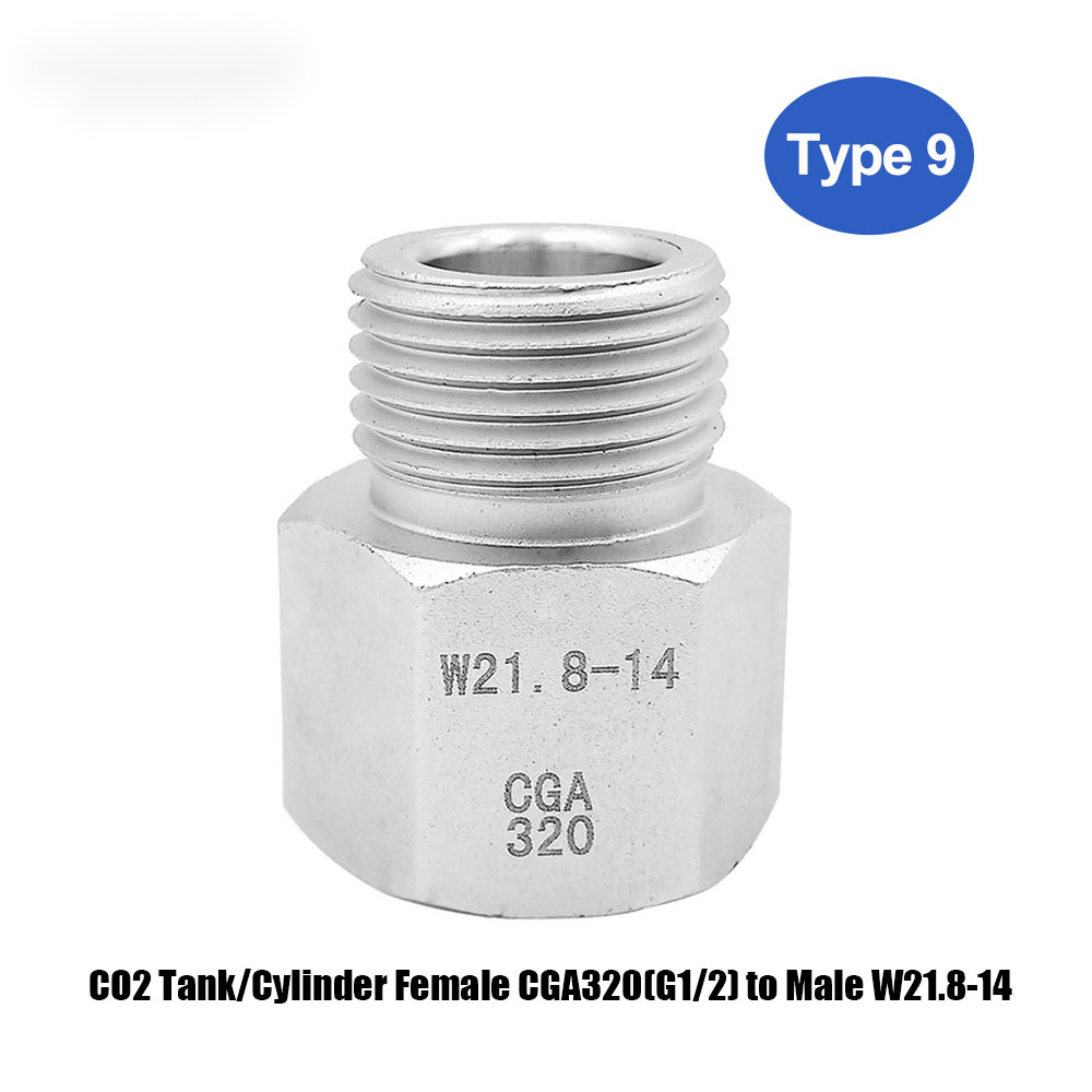 Soda Water CO2 Adapter TR21 4 Mannelijke Draad Soda Water CO2 Cilinder Connector voor Terra kopen vanaf een prijs van 18