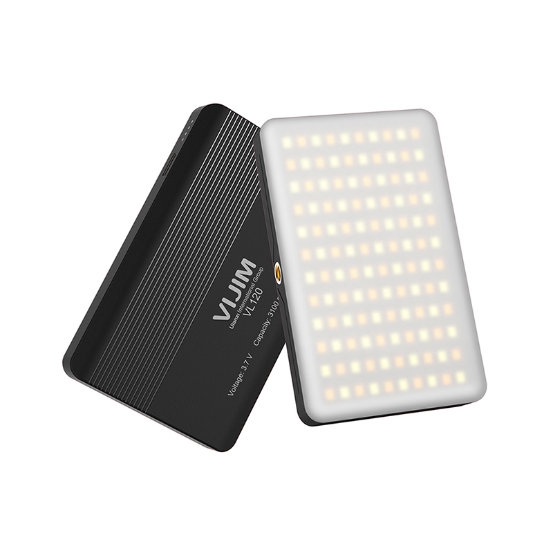 VIJIM VL-120 3200K-6500K Soft LED Video Light Ultra Thin CRI95 Vlog ...