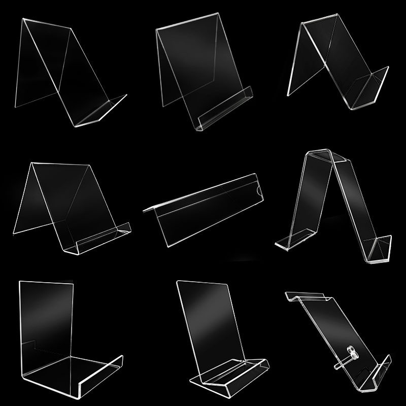 Thickened Acrylic Transparent Bookshelf Book City Book Display Stand