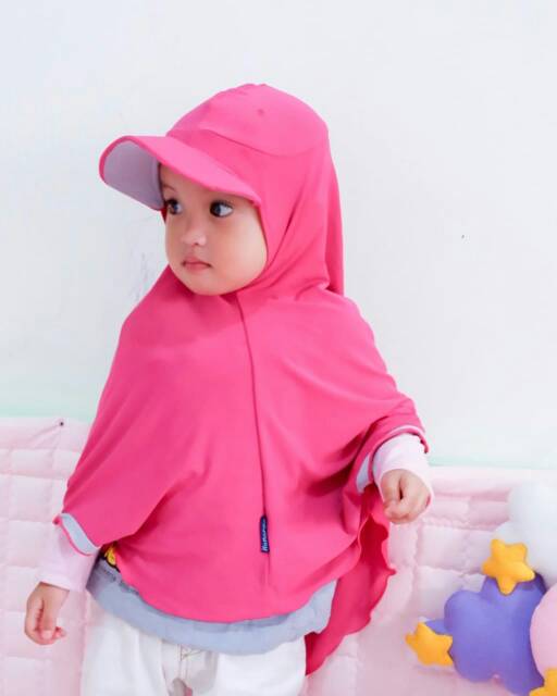 Hanaroo Wafa Hijab Sport Children's Hat (2-7 years) | Shopee Singapore