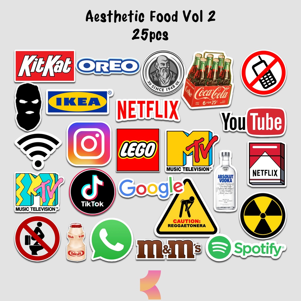 Netflix Brand Logo Aesthetic Sticker For Laptop Case Tumbler Sticker