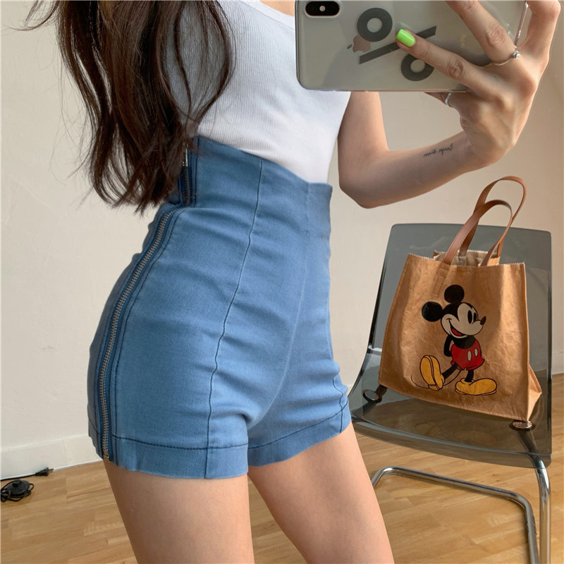 High waisted clearance denim shorts singapore