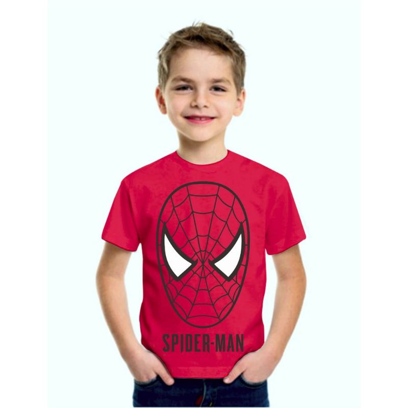 Kids Tshirt Spiderman Tee Kids Children Top Shirt Superhero T-shirt ...