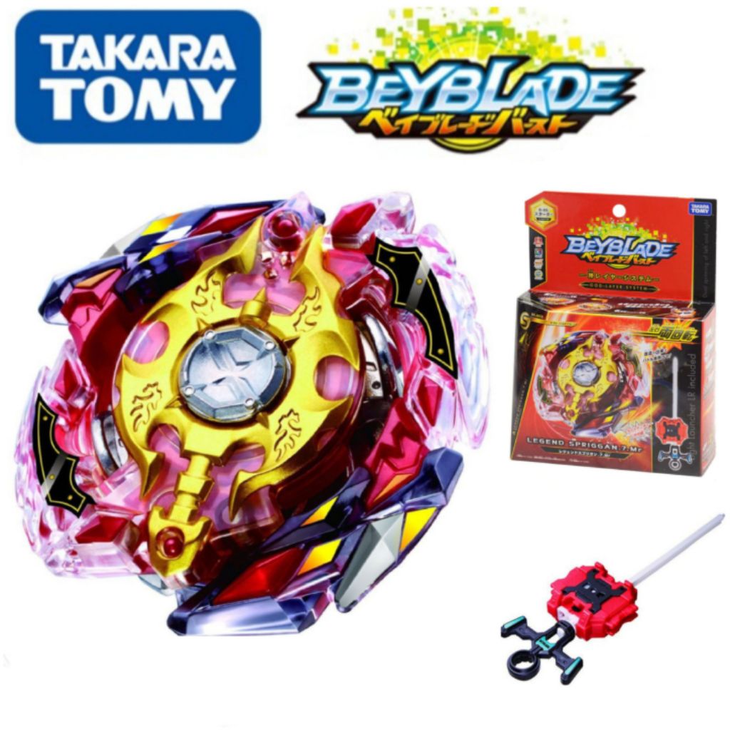Takara Tomy Beyblade Burst B-86 Legend Spriggan.7.Mr Starter Set | Includes Launcher, Official Beyblade Burst Toy